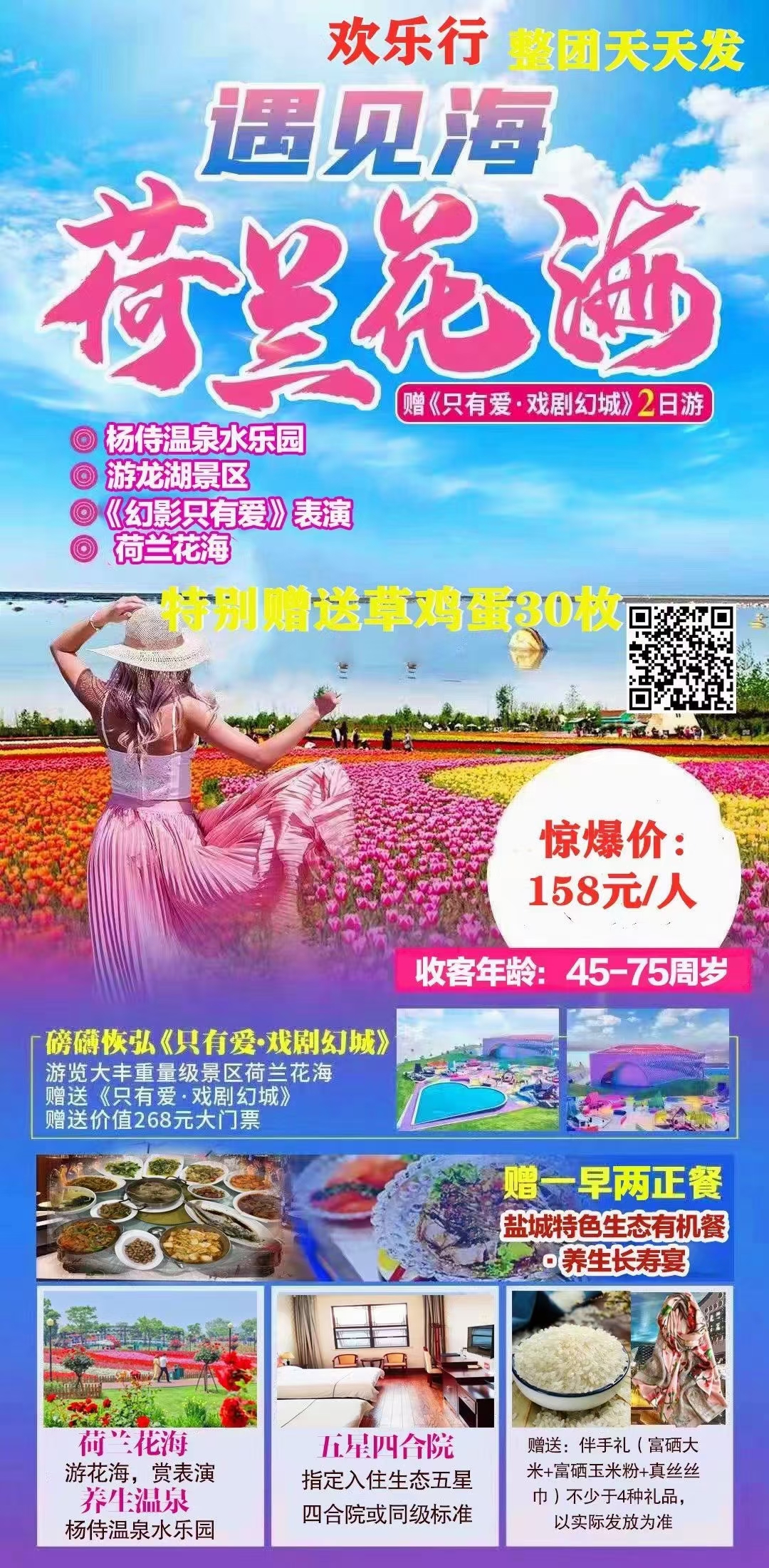 荷兰花海二日游